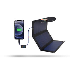Solární panel Xtorm SolarBooster 21W černá barva
