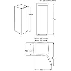 Chladnička AEG RKB333E2DW bílá

 obrázek produktu 8 z 8
