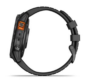 Chytré hodinky Garmin fenix 7 Pro Glass Solar - Gray / Black Silicone Band 

 obrázek produktu 7 z 8