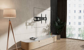 Držák TV STELL SHO 5610, polohovatelný, pro úhlopříčky 32" až 70", nosnost 45 kg černá barva
