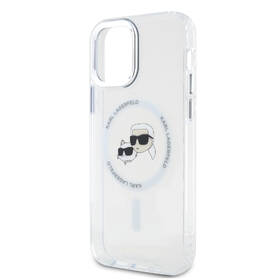 Kryt na mobil Karl Lagerfeld K&CH Heads Metal Frame na Apple iPhone 12/12 Pro, MagSafe průhledný

 obrázek produktu 3 z 5