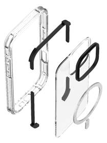 Kryt na mobil Cubenest MagPro Strong Guard s MagSafe na Apple iPhone 16 Pro černá/průhledná

 obrázek produktu 5 z 5