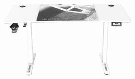 Herní stůl ULTRADESK LEVEL V2 WHITE, 140×68cm, 72-117cm, XXL mouse pad bílý

 obrázek produktu 11 z 14