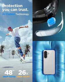 Kryt na mobil Spigen Ultra Hybrid - Samsung Galaxy A57 5G průhledný

 obrázek produktu 10 z 13