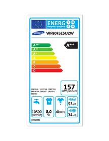 Pračka Samsung WF80F5E5U2W/LE bílá barva
