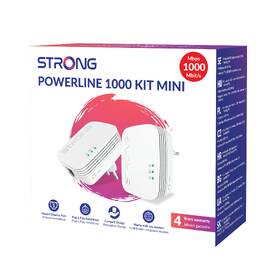Síťový rozvod LAN po 230V Strong 1000 DUO MINI, 2 jednotky 

 obrázek produktu 10 z 10