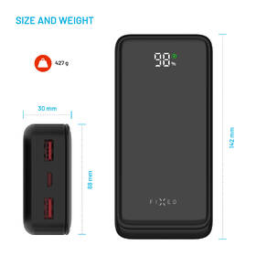 Powerbanka FIXED Zen2 20 s LCD displejem, PD 20W, 20000 mAh černá

 obrázek produktu 4 z 9