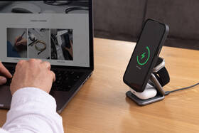 Bezdrátová nabíječka Epico Mag+ Foldable Wireless Charger šedá

 obrázek produktu 4 z 6