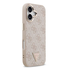 Kryt na mobil Guess PU Leather 4G Triangle Logo Gold Frame MagSafe na Apple iPhone 17 růžový

 obrázek produktu 3 z 7