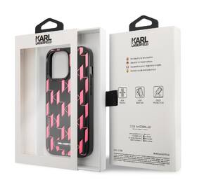 Kryt na mobil Karl Lagerfeld Monogram Plaque na Apple iPhone 13 Pro růžový

 obrázek produktu 3 z 3