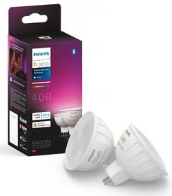 Chytrá žárovka Philips 6,3 W, MR16, GU5,3, White and Color Ambiance, 2 ks 

 obrázek produktu 4 z 5