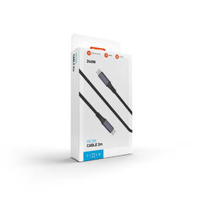 Kabel FIXED USB-C/USB-C, PD 3.1, 240W, 2 m šedý

 obrázek produktu 10 z 10