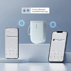Tiskárna štítků Niimbot D11-H Smart + role štítků modrá

 obrázek produktu 3 z 4