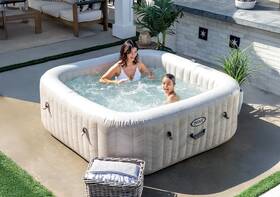 Vířivka Intex 28446 Pure Spa Chevron Deluxe 4 AP béžová barva
