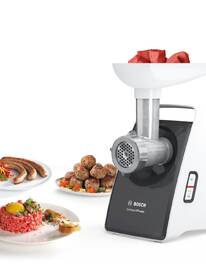 Mlýnek na maso Bosch MFW3640A šedý/bílý

 obrázek produktu 2 z 10