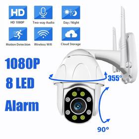 IP kamera IMMAX NEO LITE SMART Security, IP65, 360°, RJ45, P/T, HD, 2MP, 1080p, outdoor, ONVIF, WiFi, TUYA bílá

 obrázek produktu 3 z 6