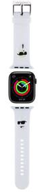 Řemínek Karl Lagerfeld Karl and Choupette na Apple Watch 42/44/45mm bílý

 obrázek produktu 1 z 3