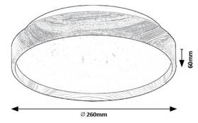 Stropní svítidlo Rabalux LEANA 2 71143 hnědé

 obrázek produktu 3 z 4