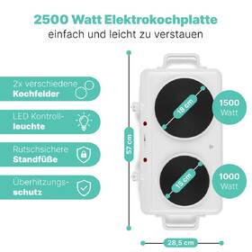 Vařič elektrický Clatronic DKP 3583 bílý

 obrázek produktu 3 z 9