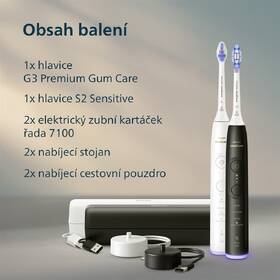 Set zubních kartáčků Philips HX7429/02 černý/bílý

 obrázek produktu 9 z 22