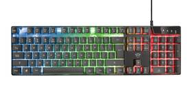 Klávesnice s myší Trust GXT 838 Azor Gaming Combo, CZ/SK černá barva
