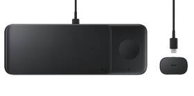 Bezdrátová nabíječka Samsung Wireless Charger Trio černá barva
