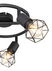 Bodové svítidlo GLOBO Xara I, 3xE14, 40W, spirála černé

 obrázek produktu 3 z 3