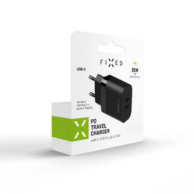 Nabíječka do sítě FIXED 2x USB-C PD, 35W černá

 obrázek produktu 6 z 6