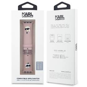Řemínek Karl Lagerfeld Karl and Choupette Head NFT na Apple Watch 42/44/45/49mm růžový

 obrázek produktu 2 z 2