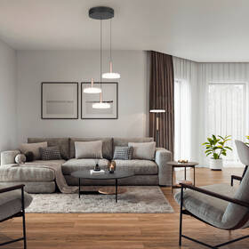 Stojací lampa TRIO CELESTE, LED hnědá

 obrázek produktu 5 z 8
