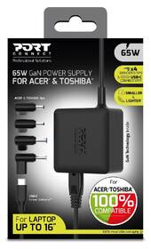 Napájecí adaptér PORT CONNECT GaN2  65 W, ACER / TOSHIBA černý

 obrázek produktu 4 z 7