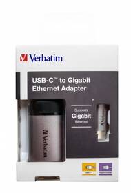 Síťová karta Verbatim USB-C/RJ45 šedá

 obrázek produktu 6 z 6