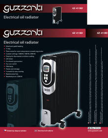 Olejový radiátor Guzzanti GZ 411BD černý

 obrázek produktu 1 z 1