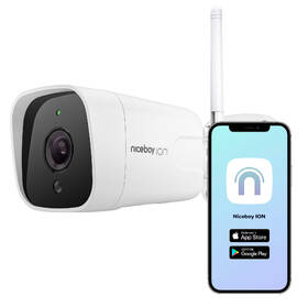 IP kamera Niceboy ION Guardian G2 PRO 2K Wi-Fi bílá barva

