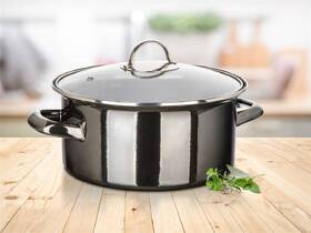 Hrnec s poklicí BANQUET METALLIC Black 22 cm, 3,75 l černý

 obrázek produktu 7 z 7