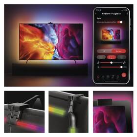 LED pásek EMOS GoSmart Ambientní  RGB za TV 65“ (164 cm) ZTV65 

 obrázek produktu 3 z 19