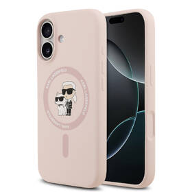 Kryt na mobil Karl Lagerfeld Liquid Silicone Karl and Choupette MagSafe na Apple iPhone 17 růžový

 obrázek produktu 1 z 7