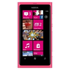 Mobilní telefon Nokia 800 růžová barva
