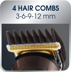 Zastřihovač multifunkční Rowenta TRIM&STYLE 12V1 TN9160F1 černý/zlatý

 obrázek produktu 21 z 31