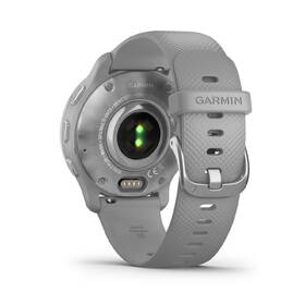 Chytré hodinky Garmin Venu 2 Plus - Silver/Gray Silicone Band 

 obrázek produktu 3 z 5