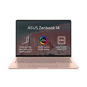 Notebook Asus Zenbook 14 růžový

 obrázek produktu 2 z 15