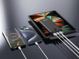 Powerbanka Swissten Power Line II 30000 mAh černá barva
