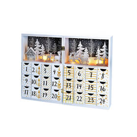 LED dekorace Solight adventní kalendář - kniha, 8x LED, 40x30cm, 2x AAA 

 obrázek produktu 1 z 6