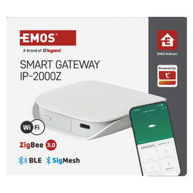 Řídicí jednotka EMOS GoSmart brána IP-2000Z, ZigBee, Bluetooth, Wi-Fi bílá

 obrázek produktu 12 z 16