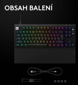 Klávesnice Logitech PRO X2 RAPID, US INT'L černá

 obrázek produktu 14 z 14