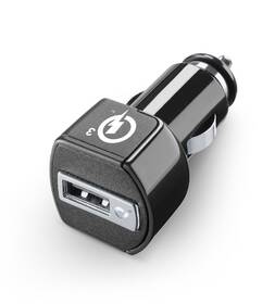 Adaptér do auta CellularLine 18W, QC 3.0 + USB-C kabel 1m černý

 obrázek produktu 1 z 3