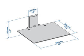 Police Meliconi pro TV/PC Meliconi AV SHELF PLUS 

 obrázek produktu 3 z 3