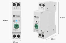 Modul IMMAX NEO SMART elektronický jistič jednofázový 1-63A, měření spotřeby, Zigbee 3.0, Tuya 

 obrázek produktu 2 z 3