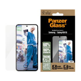 Tvrzené sklo PanzerGlass Ultra-Wide Fit na Samsung Galaxy A56 5G s instalačním rámečkem 

 obrázek produktu 2 z 4