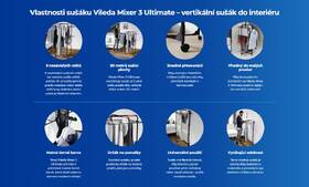 Sušák na prádlo Vileda Mixer 3 černý

 obrázek produktu 3 z 9